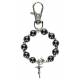 Porte-clefs / Dizainier - Hématite