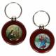 Porte-Clefs Ste Rita / St Christophe Bois + Metal 70 X 35 Mm