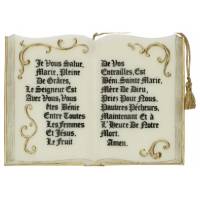 Livre En Cire "Je Vous Salue Marie"