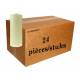 Carton de 24 bougies 180 X 60 Ivoire