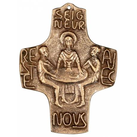 Kruisbeeld Je Suis Avec Vous Brons 