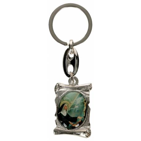 Porte-Clefs parchemin Ste Rita 95 X 25 mm