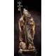Bois sculpté - St Antoine Abate - 30 cm - Polychrome