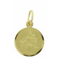 Médaille Scapulaire - 12 mm - Métal Doré