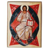 Icône 9.5 X H13 cm - Christ en Gloire