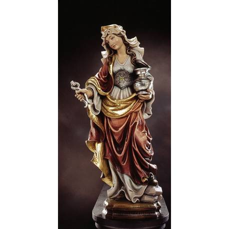 Houtsnijwerk H Apolonia 30 Cm Gekleurd 