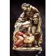 Statue 30 Cm Ste Famille Bois Sculpte
