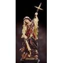 Houtsnijwerk H Michael 20 Cm Gekleurd 