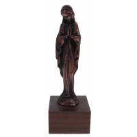 Statue/Base Bois - Vierge Priante