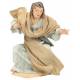 Houtsnijwerk Herder voor kerstfiguren van 20 cm/Gekleurd 