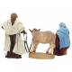 Houtsnijwerk Op Zoek Naar Een Herberg voor kerstfiguren van 20 cm / Gekleurd 
