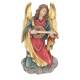 Ange Musicien en bois sculpté de 21 cm couleur et finition dorée