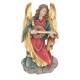 Ange Musicien en bois sculpté de 21 cm couleur et finition dorée