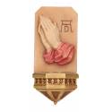 Benitier Benitier / Mains Priantes 18 Cm / Couleur