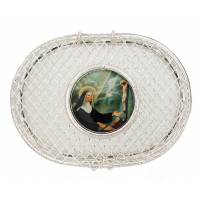 Boite Filigrane - Ovale 60x42 mm - Ste Rita