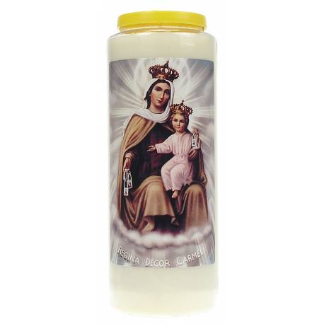 Neuvaine / blanc / Buste Vierge du Carmel