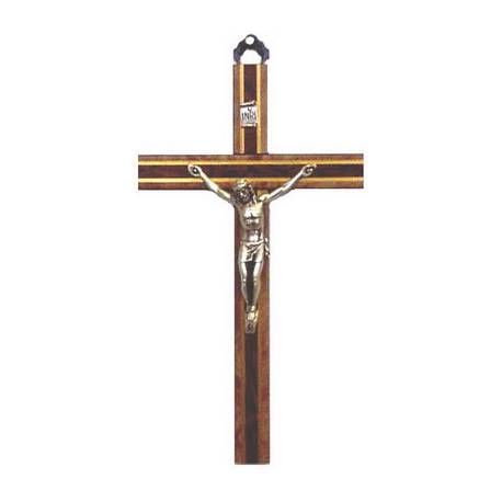 Kruisbeeld - 17 cm - Hout 
