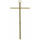 Croix Murale - 15 cm - Laiton martelé