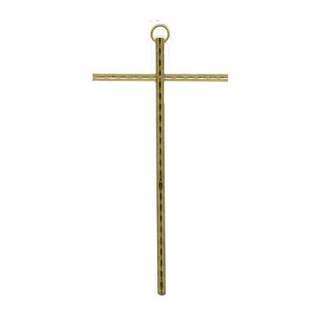 Kruisbeeld - 15 cm - Messing 