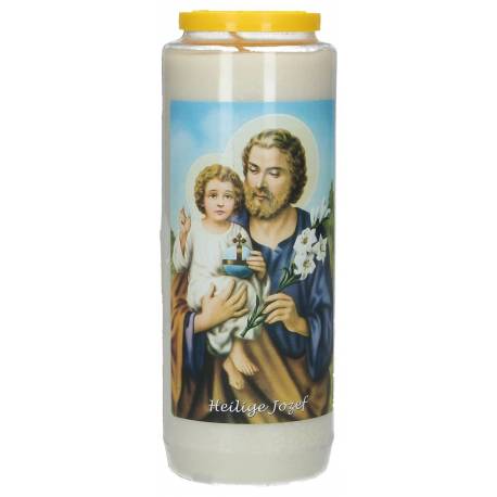 Neuvaine / blanc / St Joseph + Texte NL