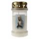 Bougie 3J / CD / blanc / Vierge priante