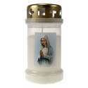 Bougie 3J / CD / blanc / Vierge priante