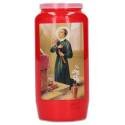 Kaars 6 Dagen / rood / H Gerardus 