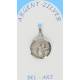 Medaille H Rita Blauw / Verzilverd 