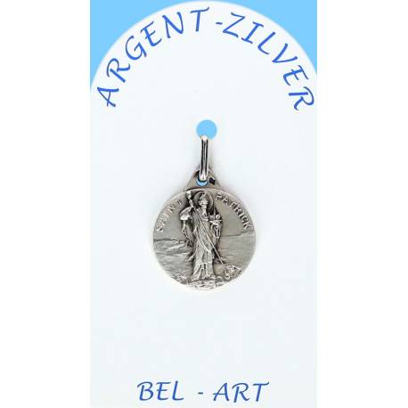 Médaille Argent - St Patrick - 16 mm