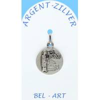 Médaille Argent - St Patrick - 16 mm