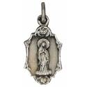 Medaille O.L.V. - 15 X 10 mm - Metaal Verzilverd 