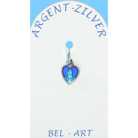Medaille Zilver - Scherpenheuvel - Email Blauw 