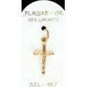 Croix Plaqué-Or - 25 x 15 mm
