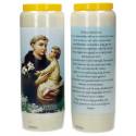 Noveenkaars / wit / H Antonius / gebed 
