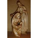 Bois Sculpte Ste Famille 30 Cm