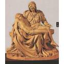 Pieta 75 Cm Michel-Ange Ton Bois 