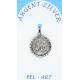 Médaille Argent - St Georges - 16 mm