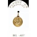 Medaille plaqué-goud - H. P. Pio - 16 mm 
