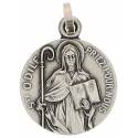 Medaille H Odillia - 18 mm - Metaal Verzilverd 
