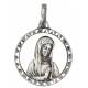 Médaille 16 mm Vierge Banneux Ajourée - Métal Agté