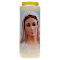 Neuvaine / blanc / Medjugorje détail