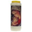 Neuvaine / blanc / Vierge et Enfant
