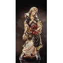 Houtsnijwerk H Elisabeth 20 Cm Gekleurd 