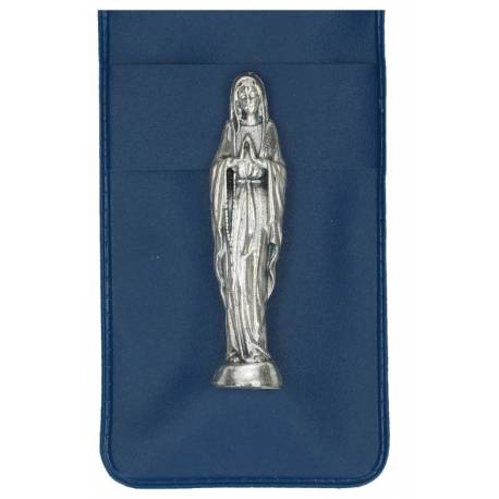 Etui 6 X 3.5 cm / Statue 4 cm Lourdes
