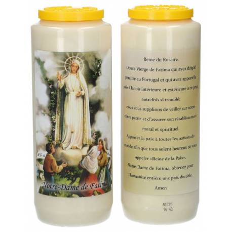 Neuvaine / blanc / apparition Fatima / prière