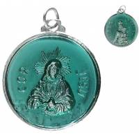 Médaille Scapulaire 32 mm Email Bleu