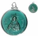 Médaille Scapulaire 32 mm Email Bleu