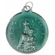 Médaille Scapulaire 32 mm Email Bleu