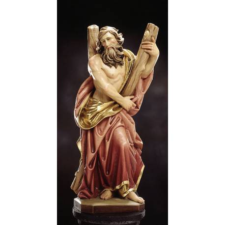 Houtsnijwerk H Andreas 30 Cm Gekleurd 