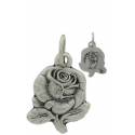 Médaille Rose - Ste Rita - Métal Agté